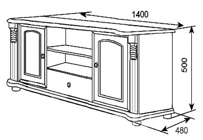 Тумба ТВ Балтика 8
