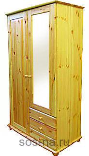 Шкаф 2-ств. Фалько-1 с зеркалом