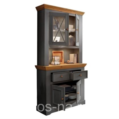 Комод буфета Форест Графит 2 двери и 2 ящика