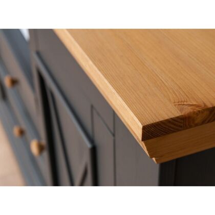 Комод Форест Графит с нишей, 2 дверьми и 2 ящиками