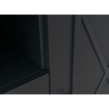 Комод Форест Графит с нишей, 2 дверьми и 2 ящиками