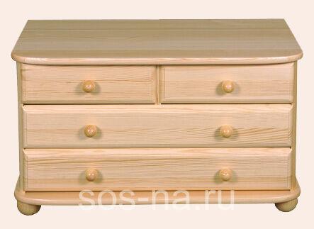 комод Вокко 82-04 (2+2ящика широкий)