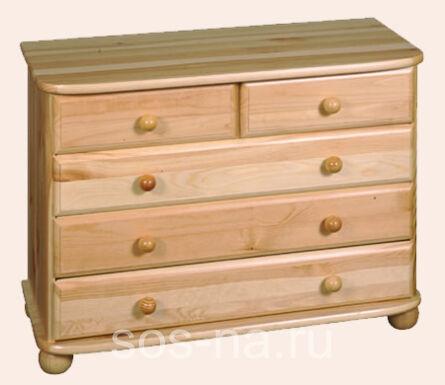 комод Вокко 82-05 (3+2 ящика широкий)