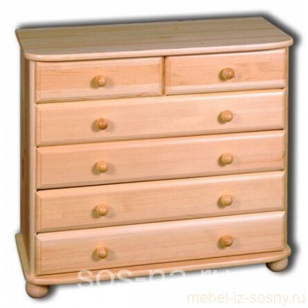 комод Вокко 82-06 (4+2ящика широкий)