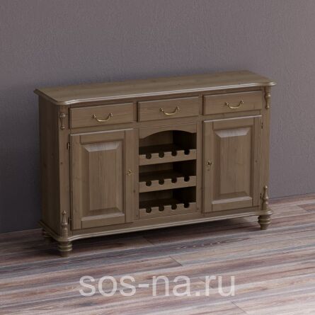 Тумба Скандия 2 дв 3 ящ с бутылочницей