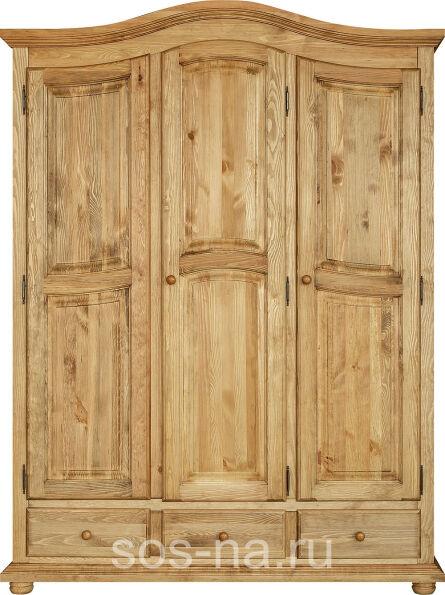 Шкаф 3-х дв. Лотос БМ2.701.1.44 (2191) с ящиками