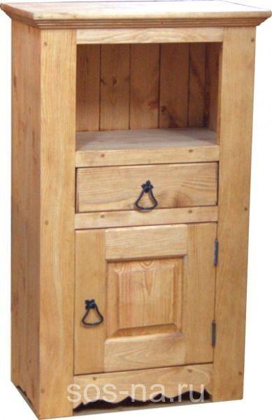 Тумба для прихожей ниша, 1 ящик, 1 дверь