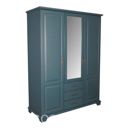 Шкаф 3х ств. с ящ. и зеркалом Брусно