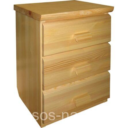 Тумба прикроватная Скандинавия 3 ящика