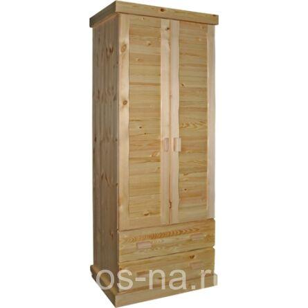 Шкаф Скандинавия платян.2-х дв. с ящиками