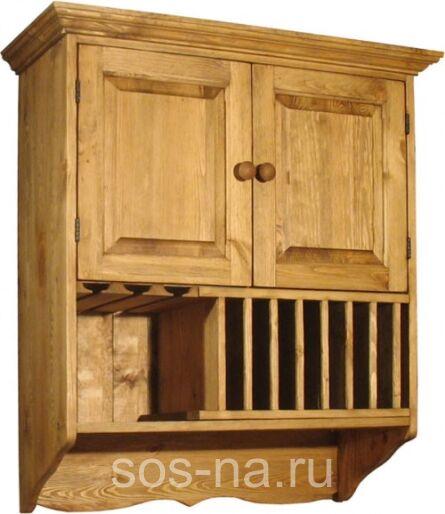 Шкаф настенный с кит-баром ПЛ 26-К