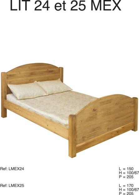 Кровать LMEX (вощение)