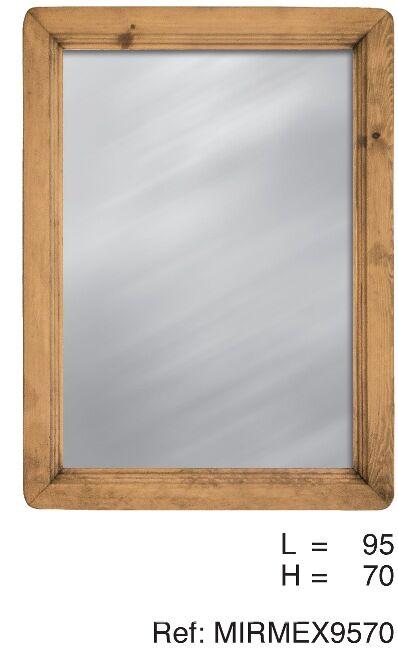 Зеркало MIRMEX 70х95 (вощение)