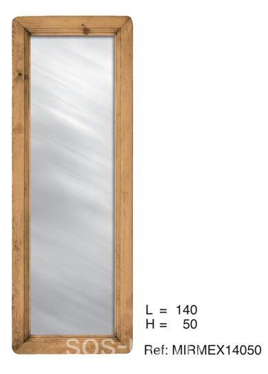 Зеркало MIRMEX 50х140 (вощение)