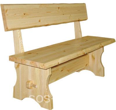 Скамья Скандинавия со спинкой