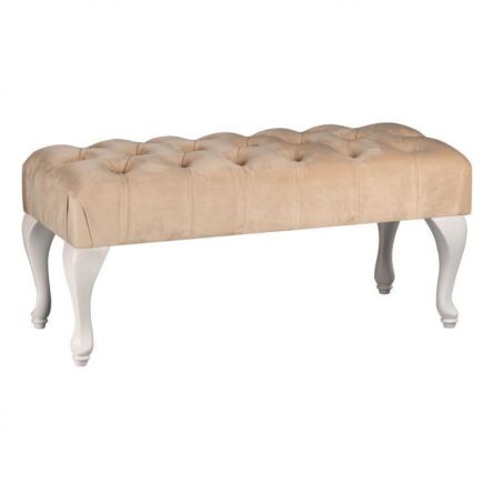 Банкетка "Дорсет" велюр бежевый