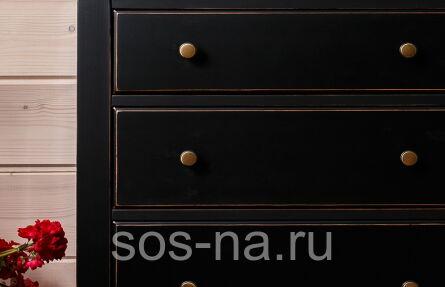 Черный шер(эмаль с эффектами)