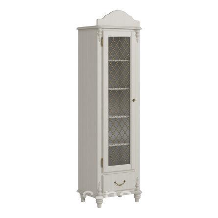 Шкаф-витрина Скандия 1-ств с 1 ящ высокий