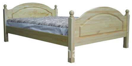 Кровать Лотос- 140х200 с высокой спинкой