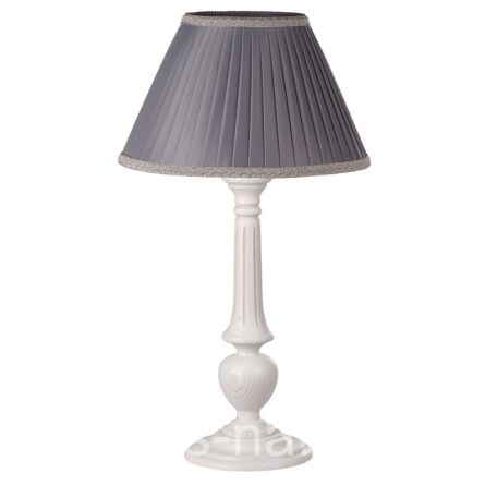 Лампа настольная Лаура выбеленный дуб с абажюром из шелка