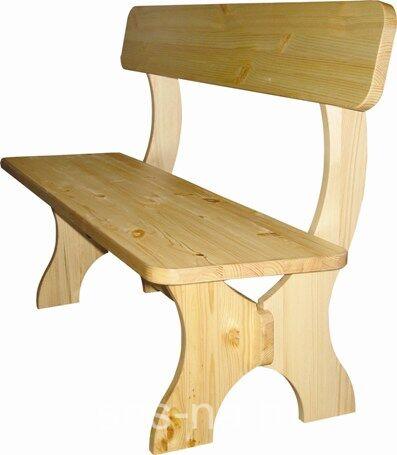 Скамья Омега со спинкой