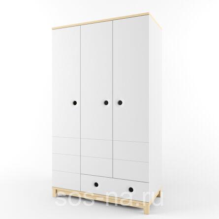 Шкаф 3-х ств. Робин Wood Лайт