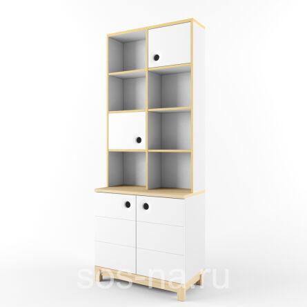 Стеллаж широкий Робин Wood Лайт