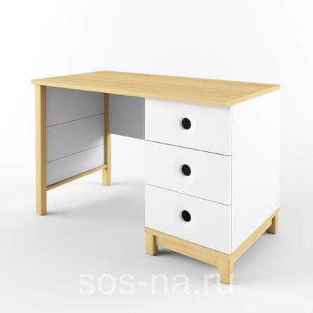 Стол письменный с тумбой универсальный Робин Wood Лайт