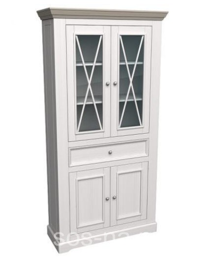 Шкаф для посуды Форест широкий 4 двери 1 ящик