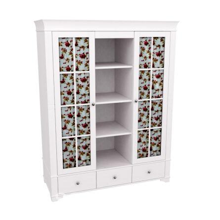 Шкаф Бейли с 2-мя стеклянными дверями и полками