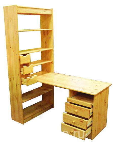 Стол-стеллаж письменный Генрих