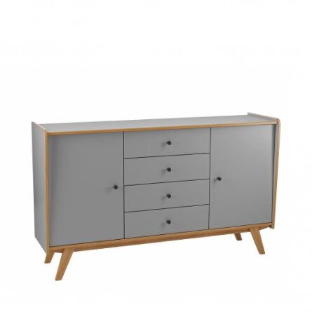 Тумба Винтаж с 2 дверьми и 4 ящиками